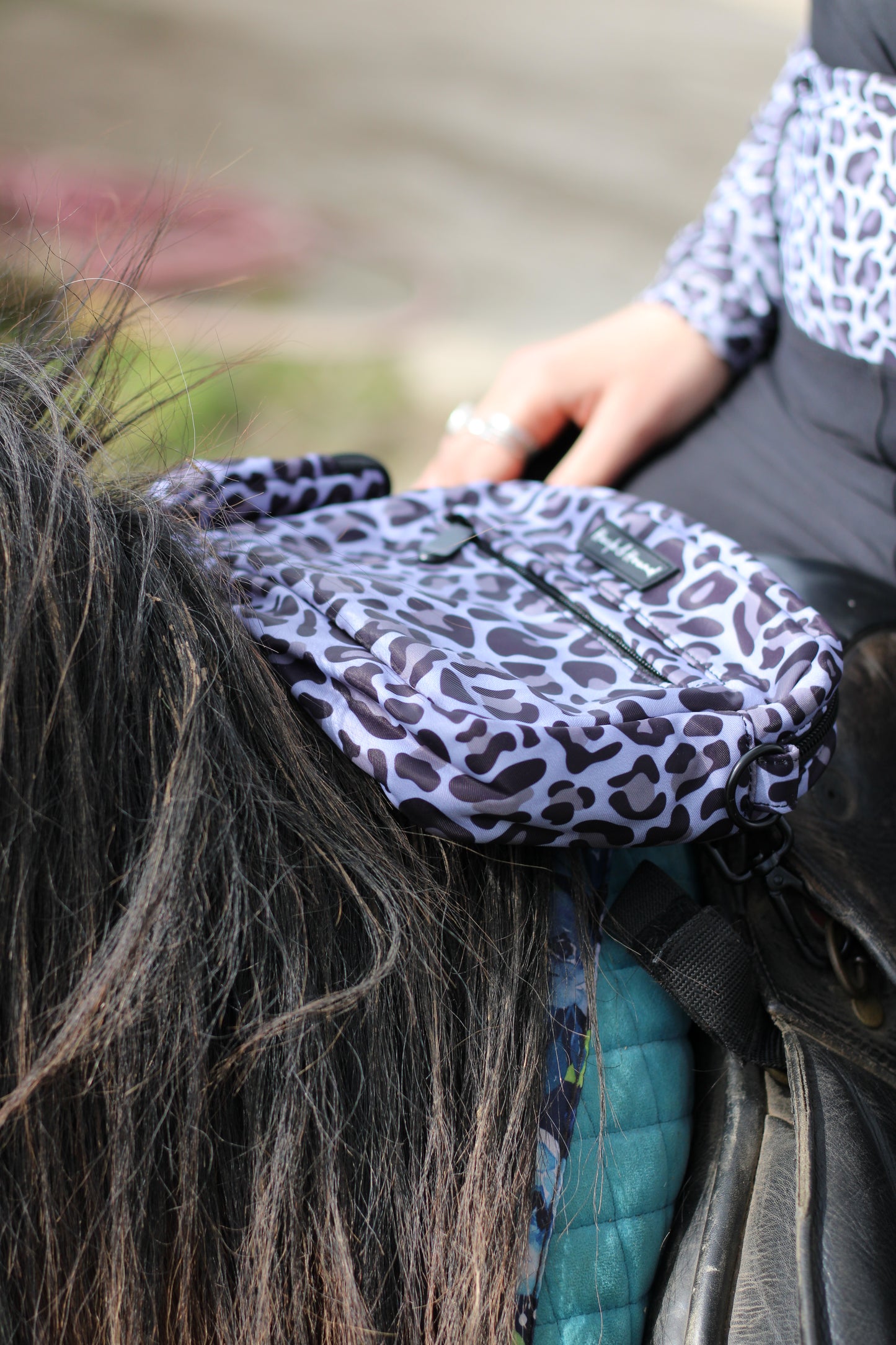 Saddle Bag - Snow Leopard